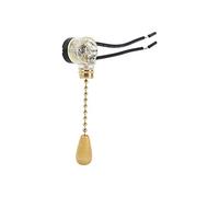 Interrupteur à Tirette pour Applique Murale 4 Pièces Universel Maison Ventilateur de Plafond Lampe Applique Murale Remplacement Interrupteur à Chaîne de Traction 250V 125V