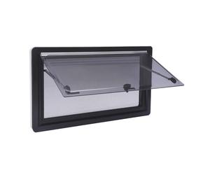 Interrupteur à trois boutons pour fenêtre de caravane - Dimensions : 900 x 500 mm - Angle d'ouverture de 70° - Pour tous les types de véhicules