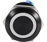 Interrupteur à verrouillage automatique, interrupteur à bouton à loquet à LED, interrupteur à bouton à LED, interrupteur à bouton, interrupteur à bouton-poussoir, interrupteur à bouton à loquet marche