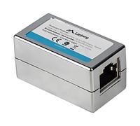 Interrupteur AD-RJ45-RJ45-OS6 RJ45 argent cat : 6 prises RJ45, des deux côtés...