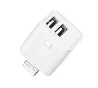 Interrupteur adaptateur micro-USB Tuya Zigbee à 2 voies