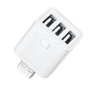 Interrupteur adaptateur micro-USB Tuya Zigbee à 3 voies