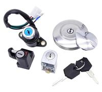 Interrupteur Allumage Moto Pour CMX250 Pour CMX 250 Pour Rebel Bouchon Réservoir Essence Contacteur Allumage Antivol Selle Casque Barillet Clé 1 Jeu