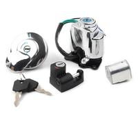 Interrupteur Allumage Moto Pour VT250 Pour Shadow Pour VT400 VT600 VT750 Interrupteur Allumage Moto Bouchon Réservoir Essence Verrouillage Casque Barillet Alliage Aluminium