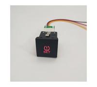 Interrupteur Antibrouillard pour voiture bouton marche arrêt interrupteur d'échappement radar Convient pour VW Golf MK6 Golf Convient pour Scirocco Momentané Bouton(Tire Pressure)