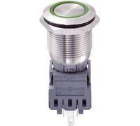 Interrupteur antivandalisme TRU COMPONENTS LAS1-BGQ-11ZE/G/12V 701918 250 V/AC 5 A 1 x Off/On IP67 à accrochage 1 pc(s)