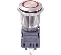 Interrupteur antivandalisme TRU COMPONENTS LAS1-BGQ-11ZE/R/12V 701930 250 V/AC 5 A 1 x Off/On IP67 à accrochage 1 pc(s)