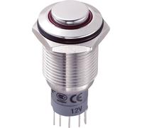 Interrupteur antivandalisme TRU COMPONENTS LAS2GQH-11ZE/R/12V/S/P 701820 250 V/AC 3 A 1 x On/On à accrochage 1 pc(s)