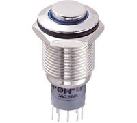 Interrupteur antivandalisme TRU COMPONENTS LAS2GQH-22ZE/B/12V/N/P 701835 250 V/AC 3 A 2 x On/On à accrochage 1 pc(s)