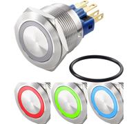 Interrupteur antivandalisme TRU COMPONENTS TC-7494640 250 V/AC 3 A 1 x Off/(On)