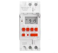 Interrupteur astronomique numérique 85-265 VAC avec contrôle automatique du lever du soleil, configuration du fuseau horaire, 8 modes programmables pour éclairage électrique de la maison et du jardin