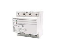 Interrupteur automatique 1 pièces 380V triphasé quatre fils Din Rail auto-récupération automatique reconnexion sur ampli sous tension FVP 40A 60A (Size : 50A)