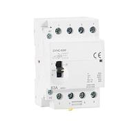 Interrupteur automatique 1 pièces 4P 40A 63A 2NO2NC ou 4NO 220V/230V 50/60HZ Rail ménage AC contacteur modulaire fonctionnement manuel (Color : 4p 40a 2no2nc 220v)