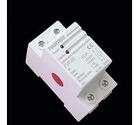 Interrupteur automatique 1 pièces auto-récupération reconnecter sur et sous tension dispositif de Protection relais de Protection 32 40 50 60A FVA C220V Din Rail (Size : 100A)