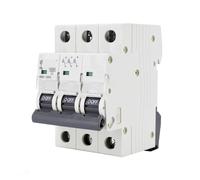 Interrupteur automatique 4,5 KA 3 pôles type C 06 A, protection des circuits électriques, idéal pour les installations résidentielles et industrielles.