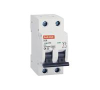 Interrupteur automatique bipolaire 32 A, parfait pour protéger les installations électriques et sécuriser les circuits. Son design compact permet une installation agile sur les panneaux électriques.