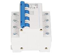 Interrupteur automatique Commutateur d'air basse tension ignifuge AC 400V 16A PA66 Nylon 4P disjoncteur montage sur Rail DIN avec pince de verrouillage