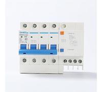 Interrupteur automatique Disjoncteur Miniature de Protection contre les fuites de terre, DC RCBO MCB DZ47LE 4P, Protection contre la foudre 6A 10A 16A 20A 25A 32A 40A 50A 63A (Color : 32A, Size : 10