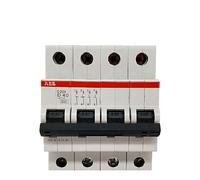 Interrupteur automatique Disjoncteur miniature S204 4P Type D 1A 2A 3A 4A 6A 10A 16A 20A 25A 32A 40A 50A 63A (Color : 10A, Size : 4P)