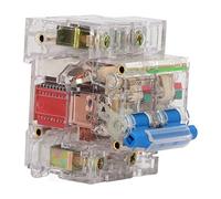 Interrupteur automatique Disjoncteur transparent, observation facile Disjoncteur Air Disjoncteur Conception modulaire 400 V Arrêt puissant Efficace Haute sensibilité 2P (Size : 80A)