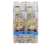 Interrupteur automatique Disjoncteur transparent, observation facile Disjoncteur Air Disjoncteur Conception modulaire 400 V Arrêt puissant Efficace Haute sensibilité 2P (Size : 100A)
