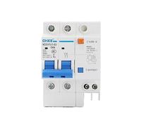 Interrupteur automatique Mini disjoncteur électrique, Protection contre les fuites de terre, DC RCBO MCB DZ47LE 2P, Protection contre la foudre 6A 10A 16A 20A 25A 32A 40A 50A (Color : 10A, Size : 10