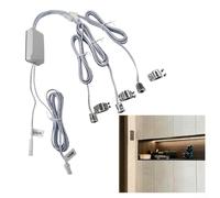 Interrupteur automatique pour capteur de porte d'armoire compatible avec les lumières LED DC 12 V 24 V, offrant un contrôle d'éclairage à économie d'énergie et une réponse précise du capteur (D)