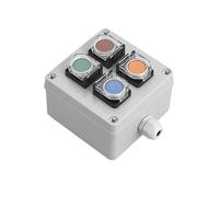 Interrupteur avec bouton fléché, boîtier de commande, bouton de démarrage automatique, réservoir d'eau, interrupteur d'arrêt d'urgence électrique industriel(45748)
