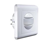 Interrupteur avec détecteur de Mouvement Infrarouge encastré, portée 9m, Angle de détect. 160°, Garantie 3 Ans - Tibelec