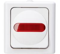 Interrupteur avec témoin lumineux Kopp 561602008 BlueElectric blanc arctique