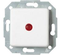 Interrupteur avec témoin lumineux Kopp 614613083 Europa blanc arctique, mat