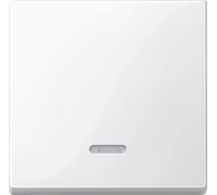 Interrupteur avec témoin lumineux Merten 436019 System M, 1-M, M-Smart, M-Plan, M-Creativ blanc polaire brillant