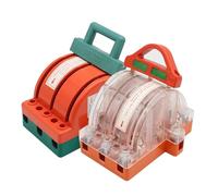 Interrupteur biphasé triphasé 100/160/225 A, sectionneur bidirectionnel haute puissance 220 V, 1 pièce(Transparent 3P 100A)