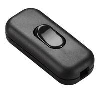 Interrupteur Bipolaire 250V 6A Interrupteur à Cordon en Ligne ON/OFF Noir | Interrupteurs à Bascule Inline 2 ou 3 Ligne Interrupteur Intermédiaire pour Petits Appareils Lampes de Bureau et de Chevet