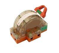 Interrupteur bipolaire à Double jet for la maison, avec voyant lumineux, 1 pièce, 2P63A