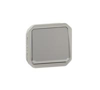 Legrand Interrupteur d'arrêt en saillie Plexo New 069530L 2 broches IP55 IK07 10 A 250 V Gris