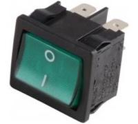 DIFF - Interrupteur bipolaire lumineux vert - DIFF pour De Dietrich Chappée : 95325027
