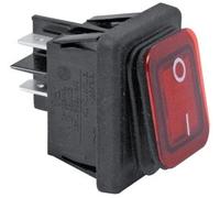 Interrupteur bipolaire lumineux, résistant à l'eau IP 65