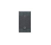 Interrupteur Bipolaire Noir S45 Couleur Noire 2P 16AX Finition Mate 1M AVE 45310