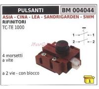 Interrupteur Bouton ASIA Finition TC TE 1000 4 Bornes À Vis 004044