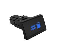 Interrupteur Bouton Bouton Poussoir Interrupteur à bouton-poussoir LED bleu 12 V, gravé au laser avec câble, compatible avec les camping-cars horizontaux Amarok VW. de voiture(Garage Opener)