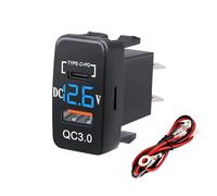 Interrupteur Bouton Bouton Poussoir Interrupteur d'alimentation pour barre lumineuse LED, compresseur auxiliaire marche/arrêt, compatible avec Toyota Tacoma, FJ Cruiser, Highlander(USB)