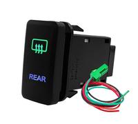 Interrupteur Bouton Bouton Poussoir Interrupteur d'alimentation pour barre lumineuse LED, compresseur auxiliaire marche/arrêt, compatible avec Toyota Tacoma, FJ Cruiser, Highlander(REAR)