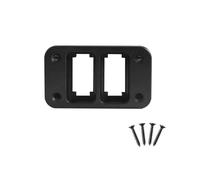 Interrupteur Bouton Bouton Poussoir Interrupteur d'alimentation pour barre lumineuse LED, compresseur auxiliaire marche/arrêt, compatible avec Toyota Tacoma, FJ Cruiser, Highlander(2 Gang)