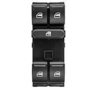 Interrupteur Bouton de Lève Vitre Électrique Avant Gauche Côté Conducteur compatible avec ALTEA IBIZA IV LEON TOLEDO III CC B7 GOLF V VI JETTA III IV POLO V - 1K4959857