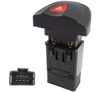 Interrupteur Bouton de Warning Feux de Détresse compatible pour Renault Mégane 1 et Mégane Scénic 1 (1995-2003) 7700435867