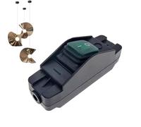 Interrupteur Bouton Extérieur pour Éclairage,Interrupteur Lampe 30A - Bouton de Cordon d'Appareil 220 V avec Indicateur LED - pour Équipement Extérieur Appareils Électriques Lampes et Câblage