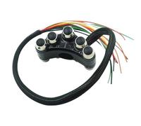 Interrupteur Bouton Guidon Moto 7/8 "22mm Commutateurs De Moto Interrupteur De Commande De Guidon pour Phare Clignotant Antibrouillard Klaxon on Off Démarrage Boutons De Commutation
