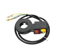 Interrupteur Bouton Guidon Moto Commutateur Électrique De Klaxon D'étoile De Moto Pour Le Module De 3 Vitesses De Guidon De 22mm De Vélo Électrique