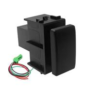 Interrupteur Bouton Interrupteur à bouton-poussoir 12 V Convient pour Nissan Navara D40 Patrol X-Trail T31 R51, barre lumineuse arrière à LED(Blank-momentary)